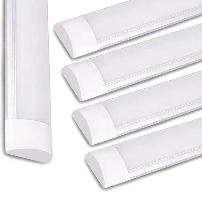 4x Overflatemontert Led-armatur 120cm 36w Panel Lysrør