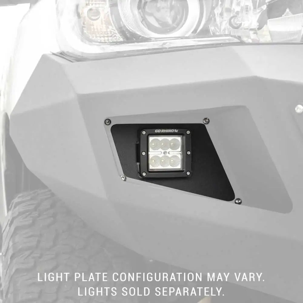 Adapterfeste Lamper Surface til Støtfanger Br5 Foran Go Rhino - Dodge Ram 1500 Ds 13-18