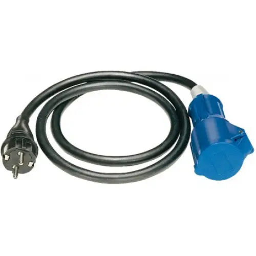 Adapterkabel Ip44 1,5m Svart H07rn-f 3g1,5mm² Stikkontakt Cee 230v/16a