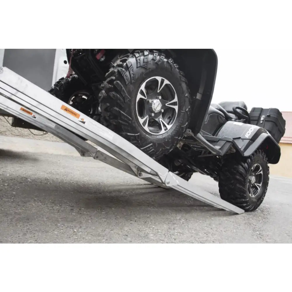 Aluminum Ramper (2 Stk) V2 Maks Belastningskapasitet 680 Kg Shark Atv Moto