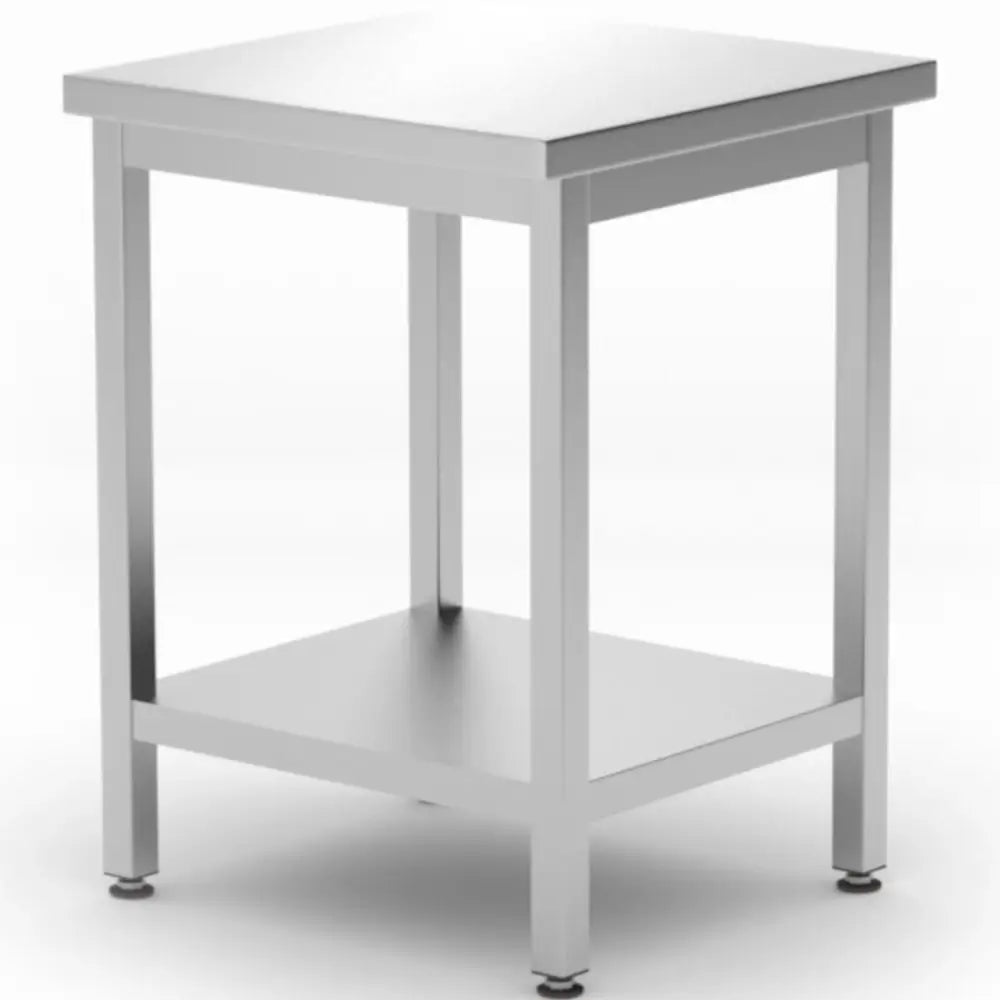 Arbeidsbenk med Sentral Hylle Budget Line 600 x 600 x 850 Mm - Hendi 817094
