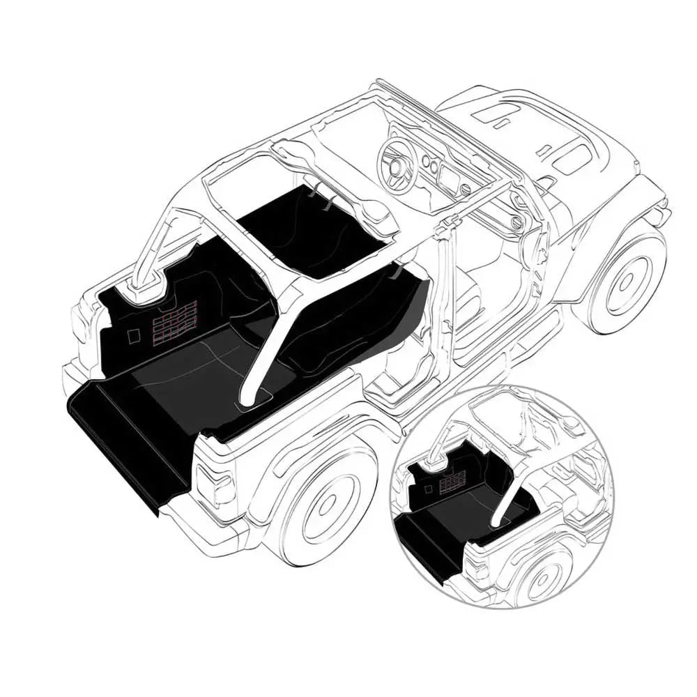 Bagasjeromsmatte Smittybilt G.e.a.r - Jeep Wrangler Jl 4xe 21-