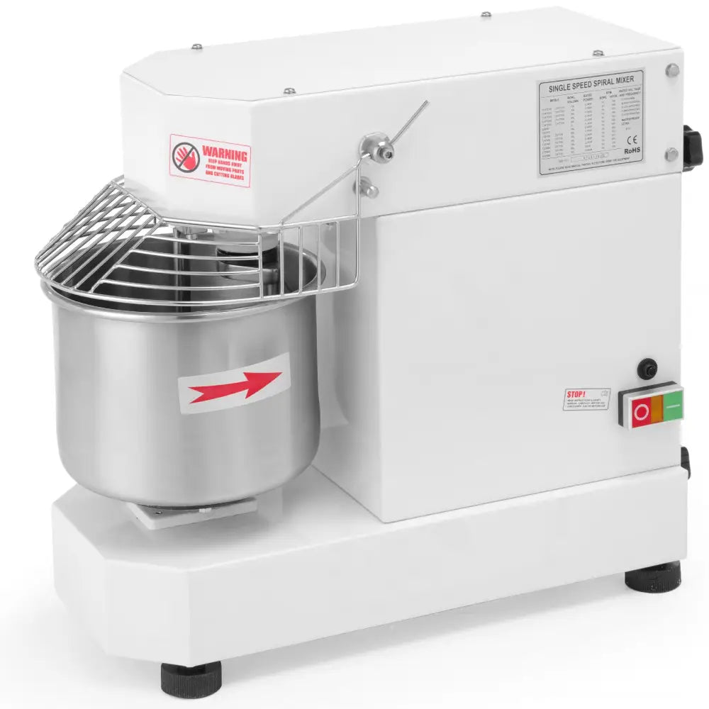 Bakebollen med Fast Deig Planetarisk Spiralblander 10 l 400 w - Hendi