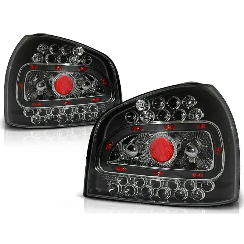 Baklykter Audi A3 08.96-08.00 Hatchback 3d/5d Black Led