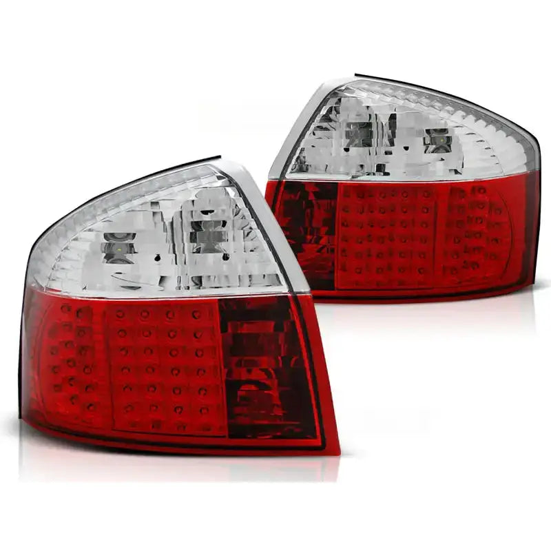 Baklykter Audi A4 10.00-10.04 Limousine Red White Led
