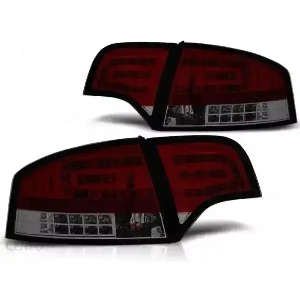 Baklykter Audi A4 B7 11.04-03.08 Sedan Red Smoke Led