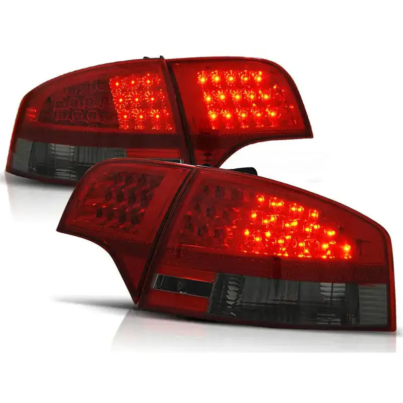 Baklykter Audi A4 B7 11.04-11.07 Sedan Red Smoke Led