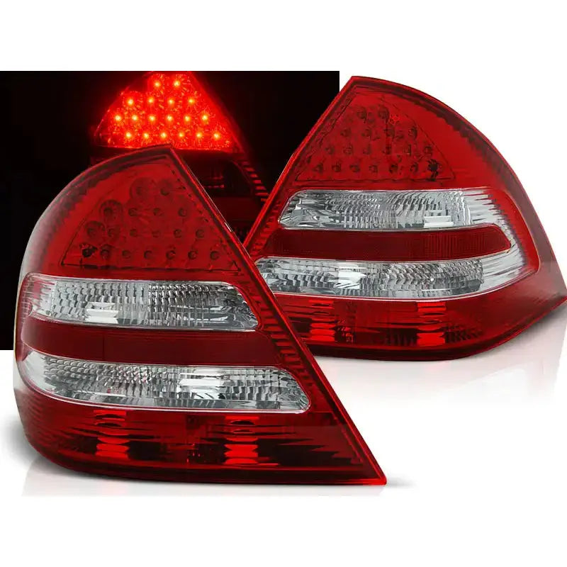 Baklykter Mercedes C-klasse W203 Sedan 04-07 Red White Led