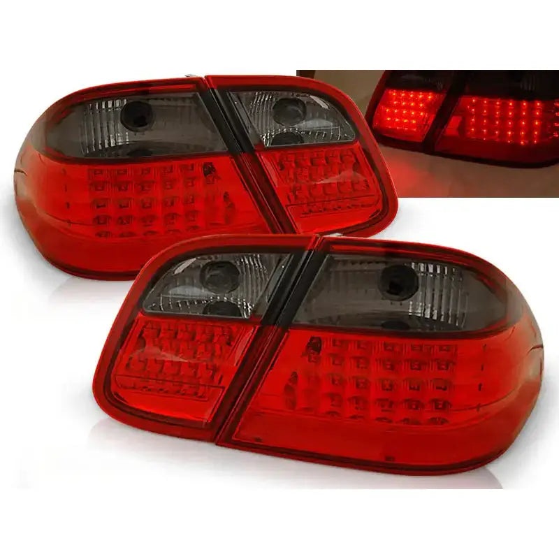 Baklykter Mercedes W208 Clk 03.97-04.02 Red Smoke Led