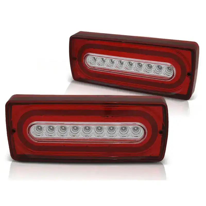 Baklykter Mercedes W463 G-klasse 90-12 Red White Led