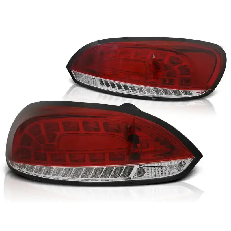 Baklykter Vw Scirocco Iii 08-04.14 Red White Bar Led