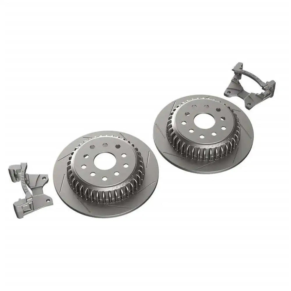 Bakre Rillede Bremsekiver - Jeep Wrangler Jk 2 d 07-18
