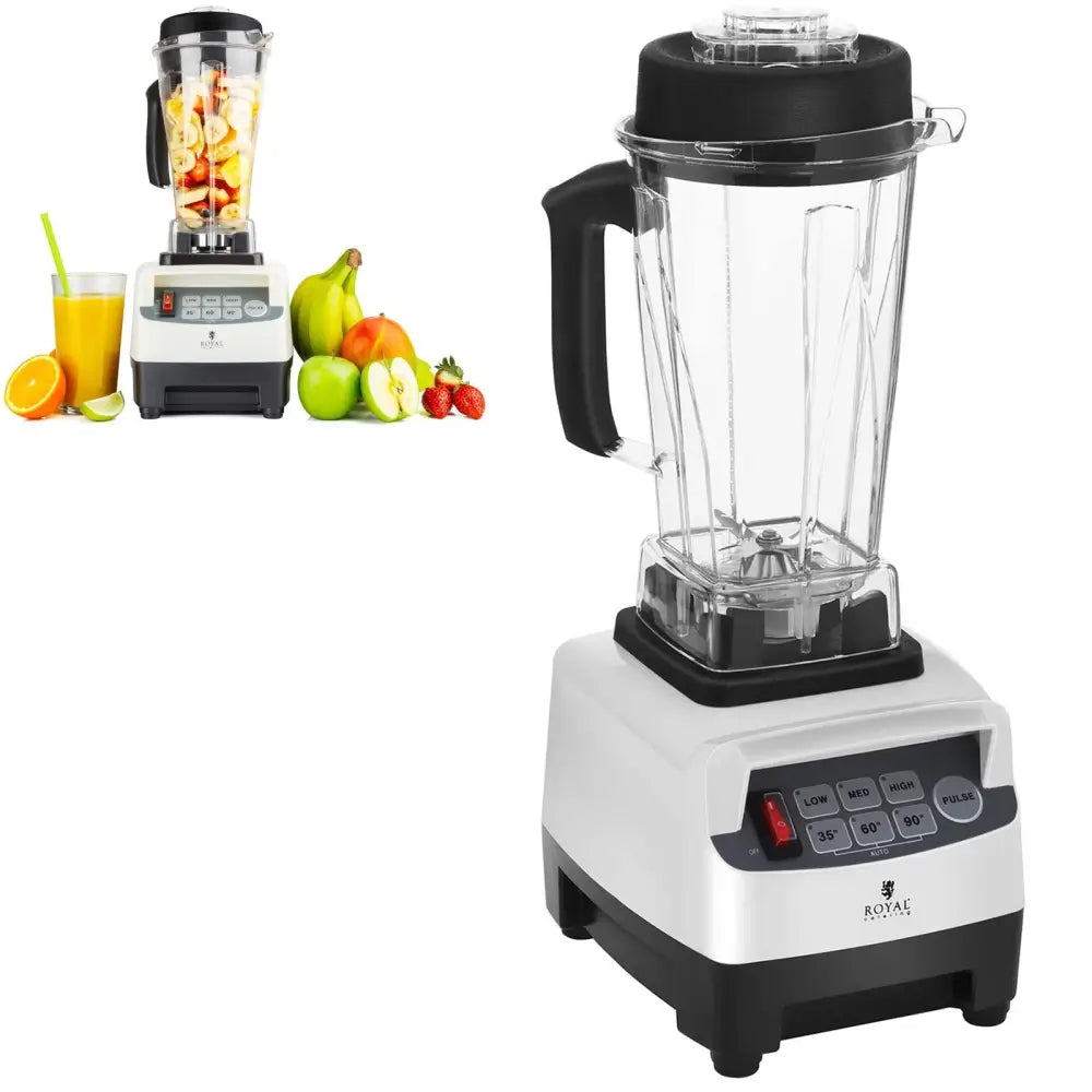 Blendemaskin med Kanne og Lokk 38000 O/min 1500w Royal Catering Rcmb-2la