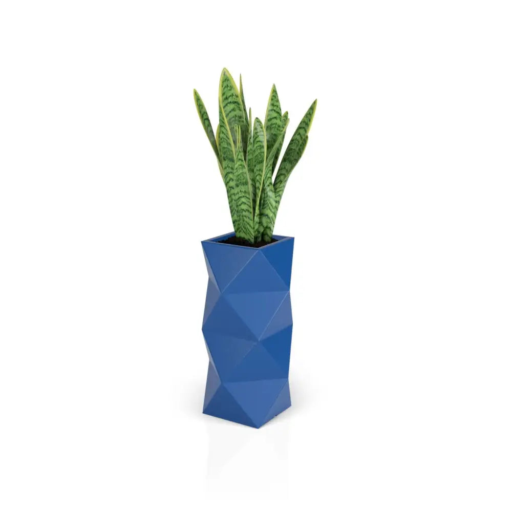 Blomsterpotte Asti Blå (full Kapasitet + Vann Drenering)