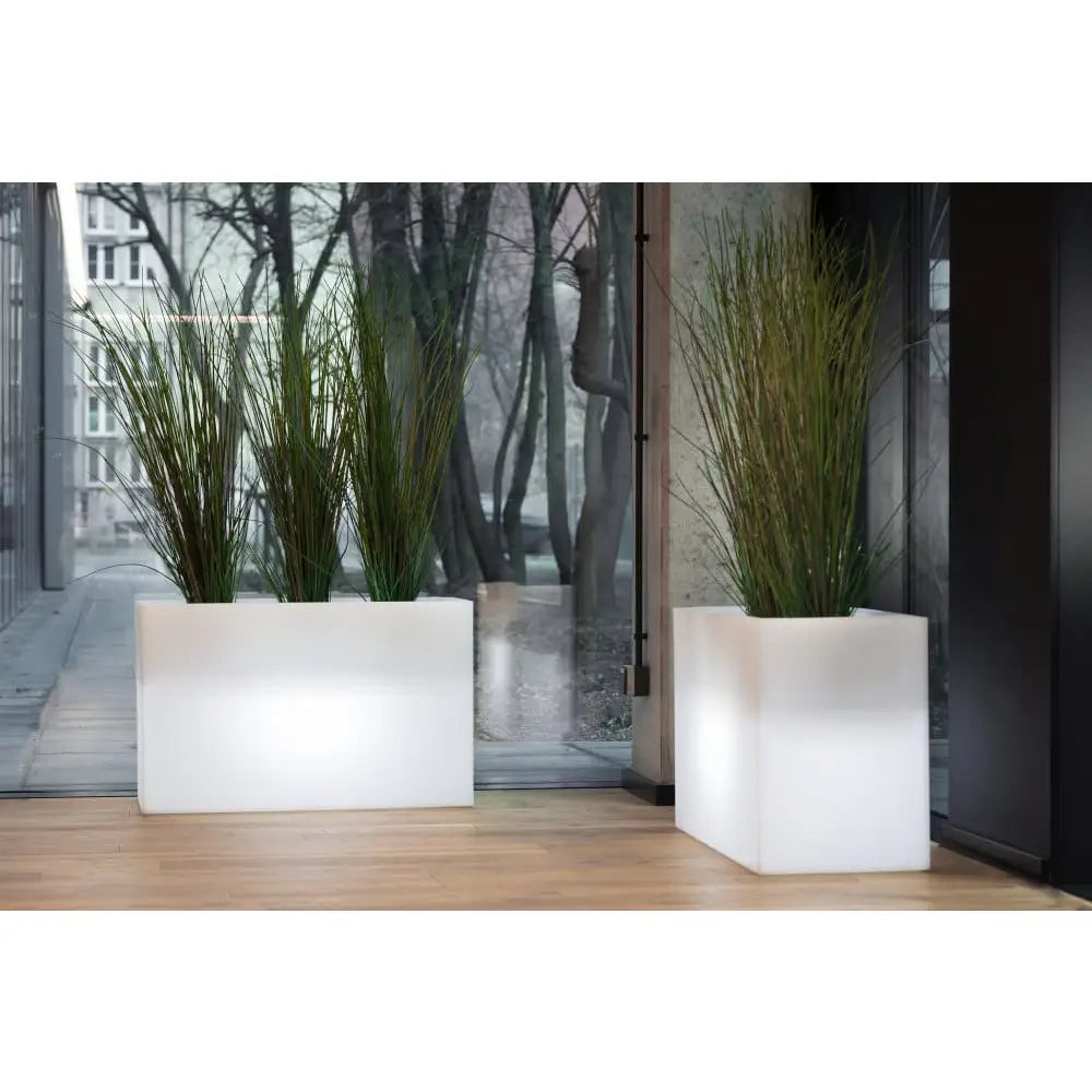 Blomsterpotte Belyst Lungo Maxi Light Rgb-pære (hvit Innendørskabel)