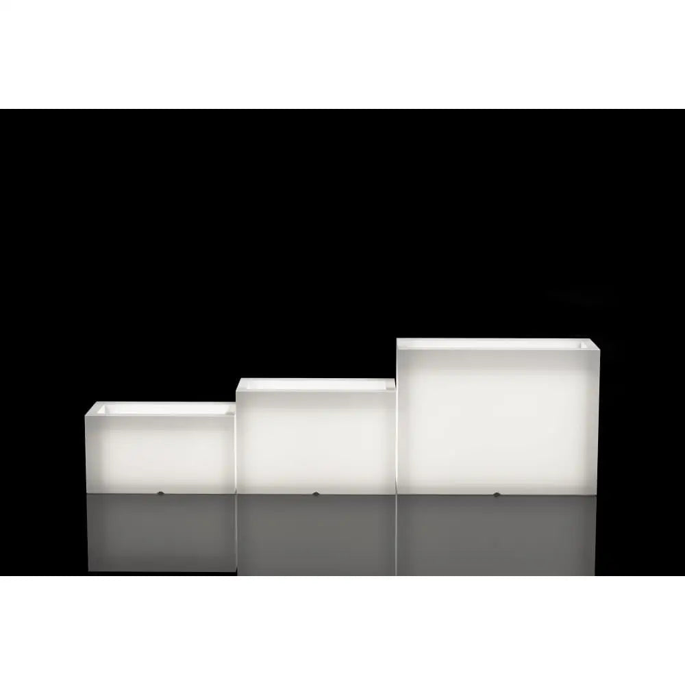 Blomsterpotte Belyst Lungo Maxi Light Varmt Lys (svart Kabel)