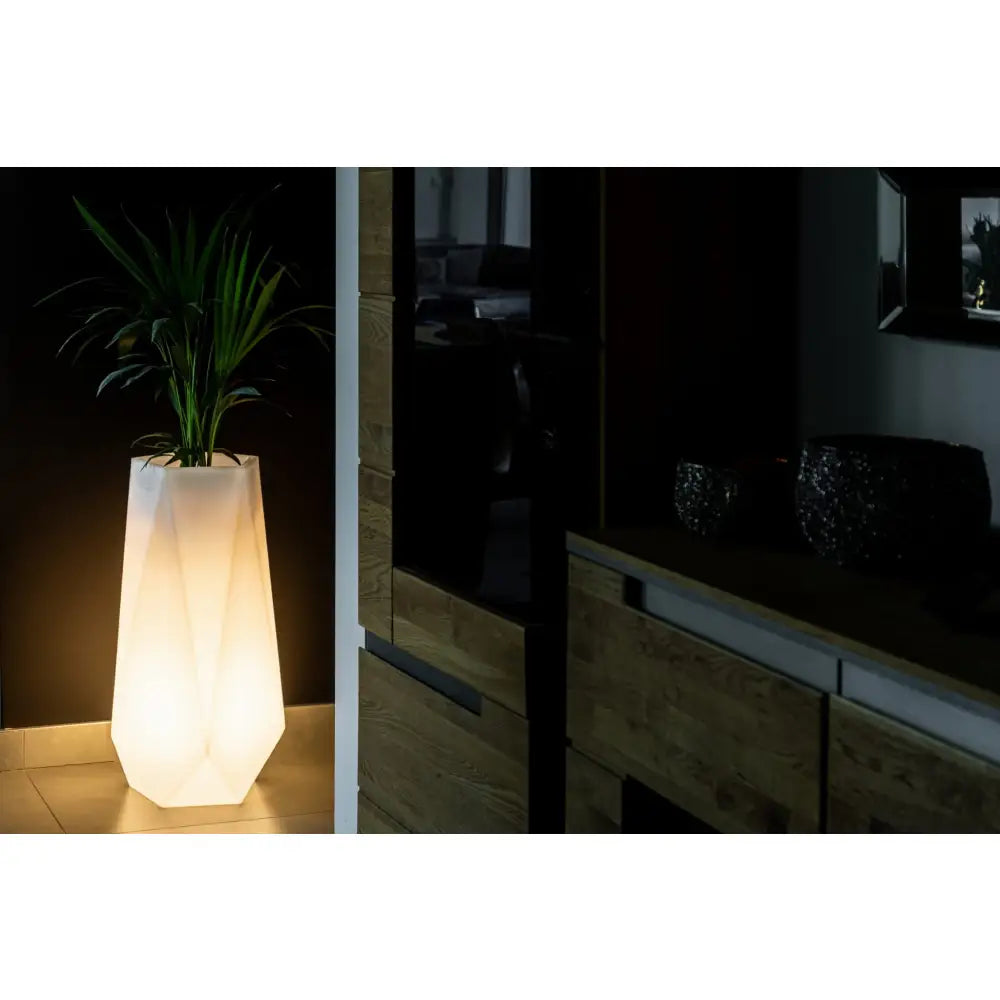 Blomsterpotte Belyst Siena Light Kaldt Lys (svart Kabel)