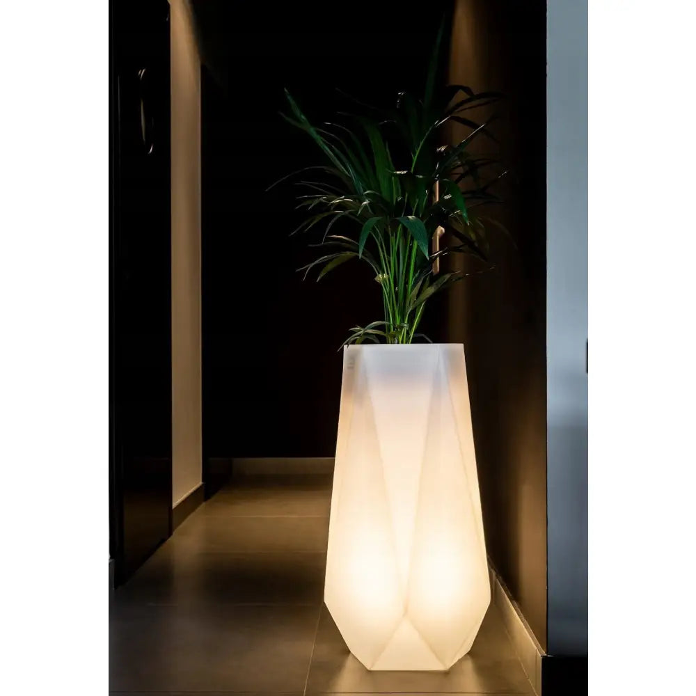 Blomsterpotte Belyst Siena Light Rgb-pære (svart Kabel)