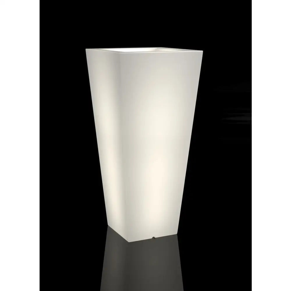Blomsterpotte Belyst Slim Line m Light Rgb-pære (hvit Innendørskabel)
