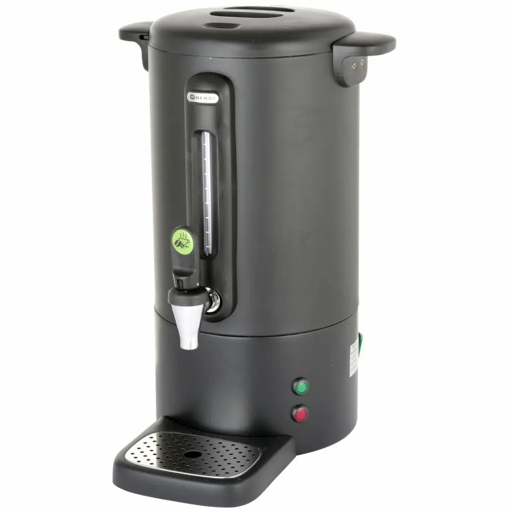 Bryggemaker med Dryppesikkert Kran i Svart - 7 l - Hendi 211472