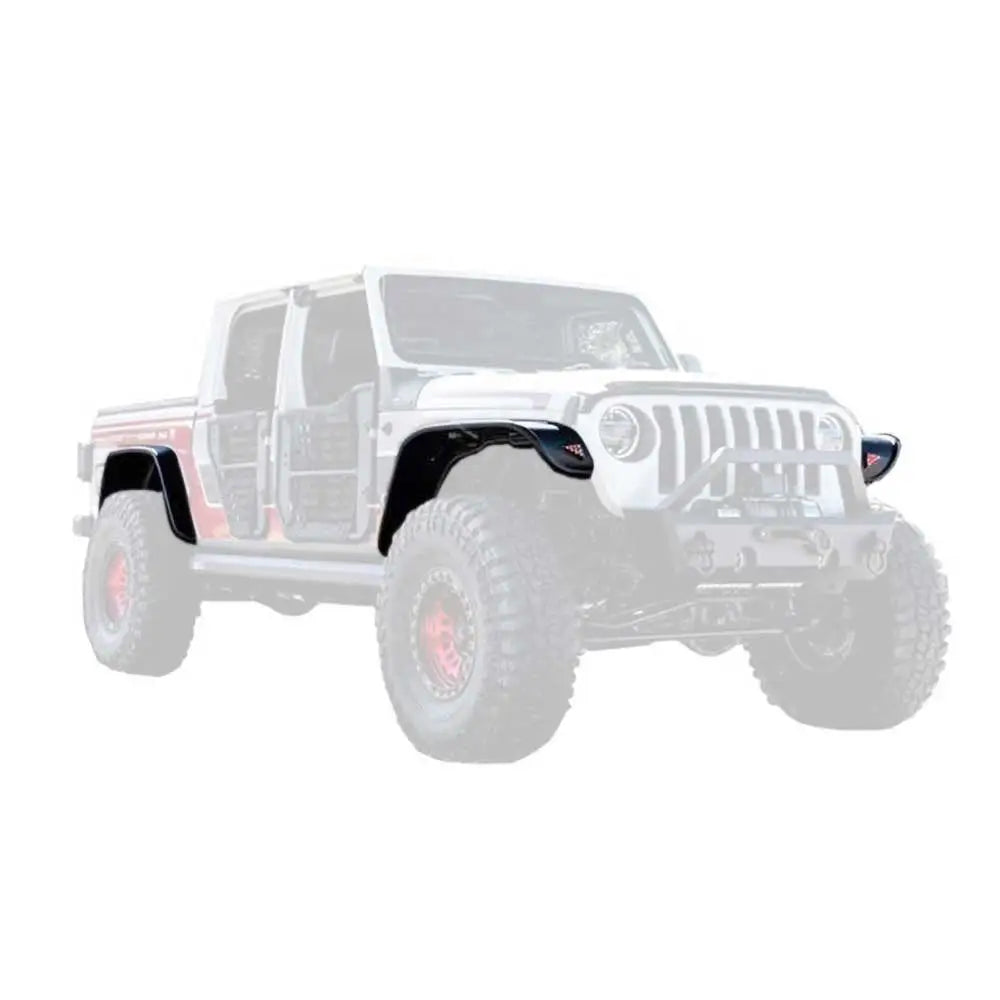 Bushwacker Flat Style Skjermbreddere - Jeep Gladiator Jt 20-