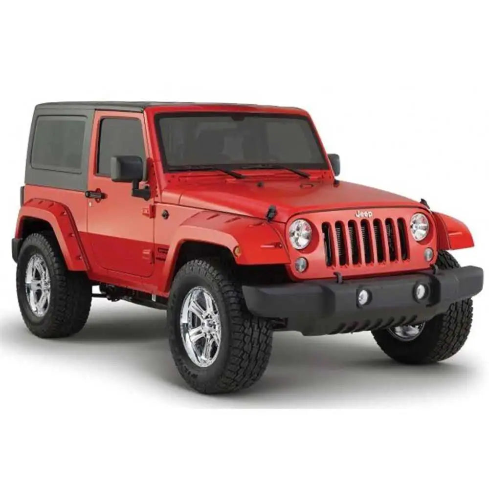 Bushwacker Pocket Style Bakskjermsutvidelser - Jeep Wrangler Jk 2 d 07-18