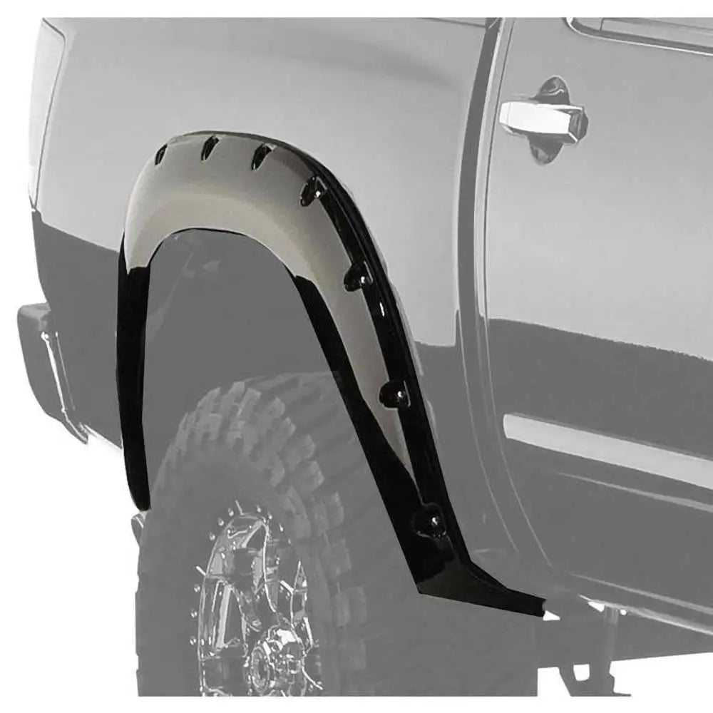 Bushwacker Pocket Style Fenderforlengere uten Bedside Lockbox - Nissan Titan 04-15