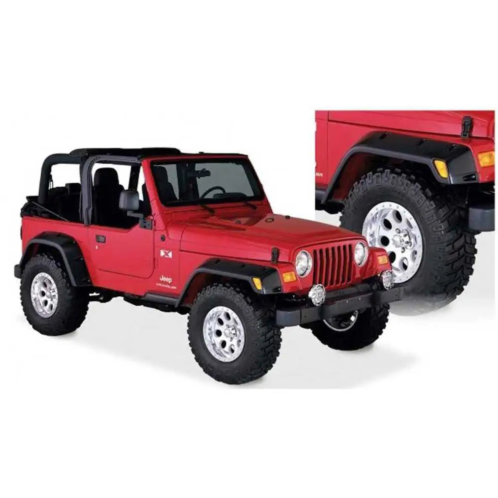 Bushwacker Pocket Style - Jeep Wrangler Tj 97-06 Skjermbreddere
