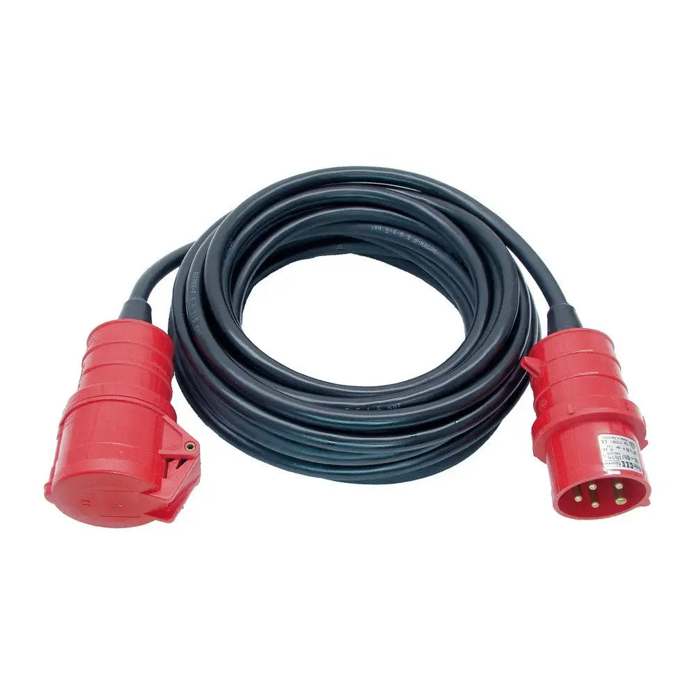 Cee Skjøteledning Ip44 25m Svart H07rn-f 5g2,5mm² Cee 400v/16a
