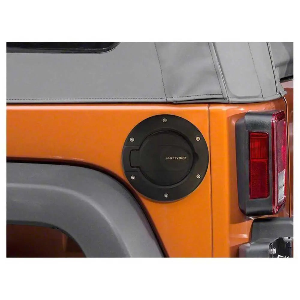 Drivstoff Påfylling Slange i Aluminium Black Smittybilt - Jeep Wrangler Jk 2 d 07-18