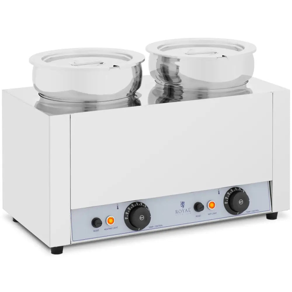 Elektrisk Fonduekjele med Varmestasjon - 1000 w 2 x 7 l