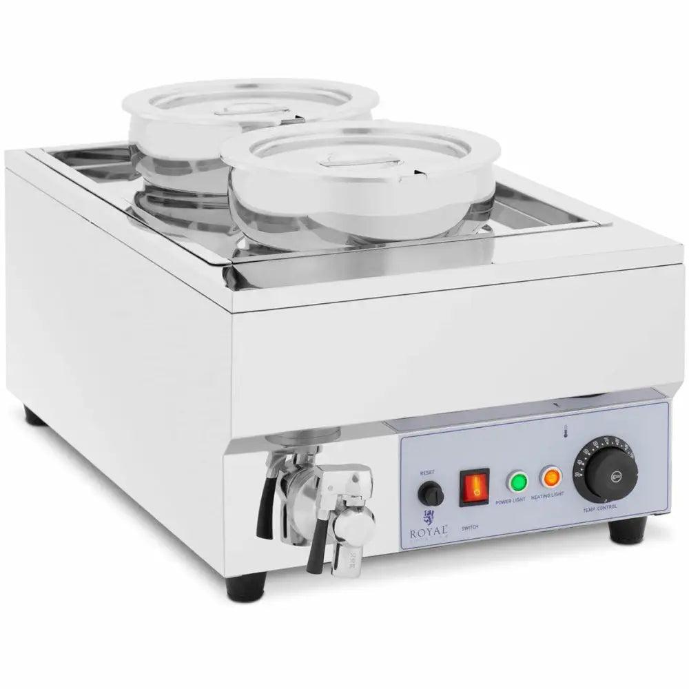 Elektrisk Suppe- og Sjokoladefonduevarmer 1500 w 2 x 7 l