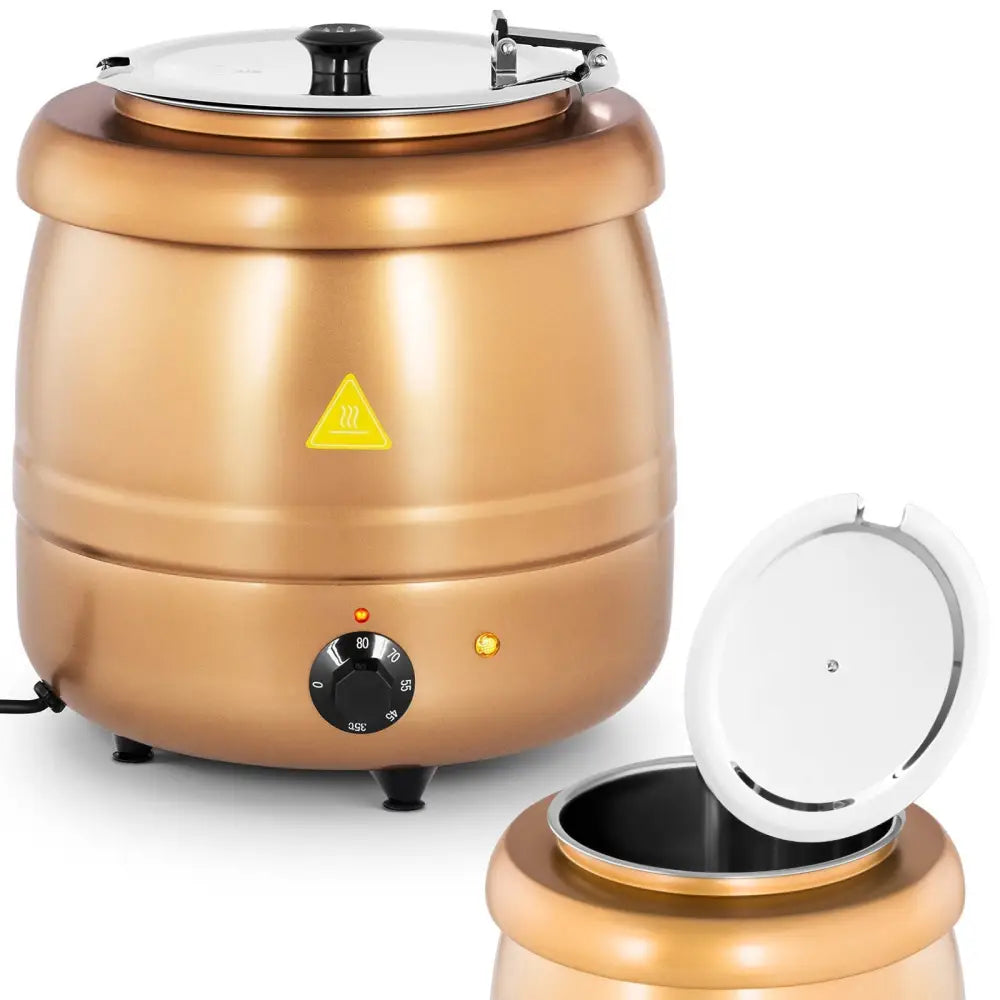 Elektrisk Suppekjele med Termos Rustfritt Stål 400 w 10 l 35-80 °c Gull