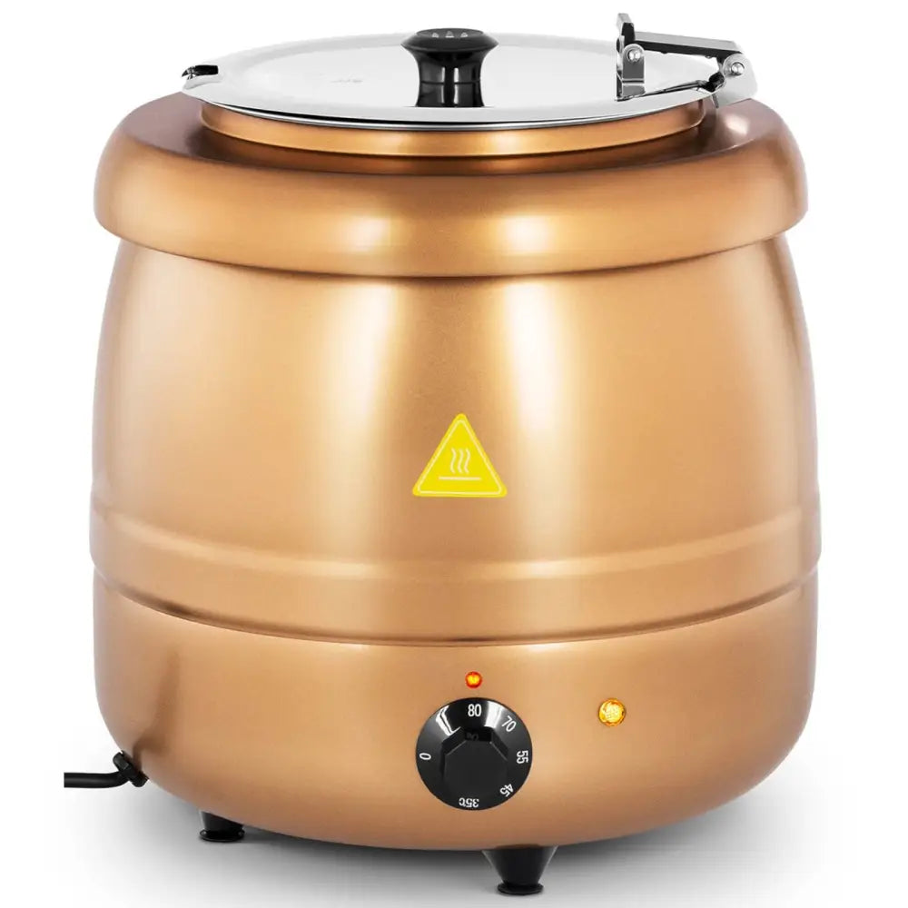 Elektrisk Suppekjele med Termos Rustfritt Stål 400 w 10 l 35-80 °c Gull