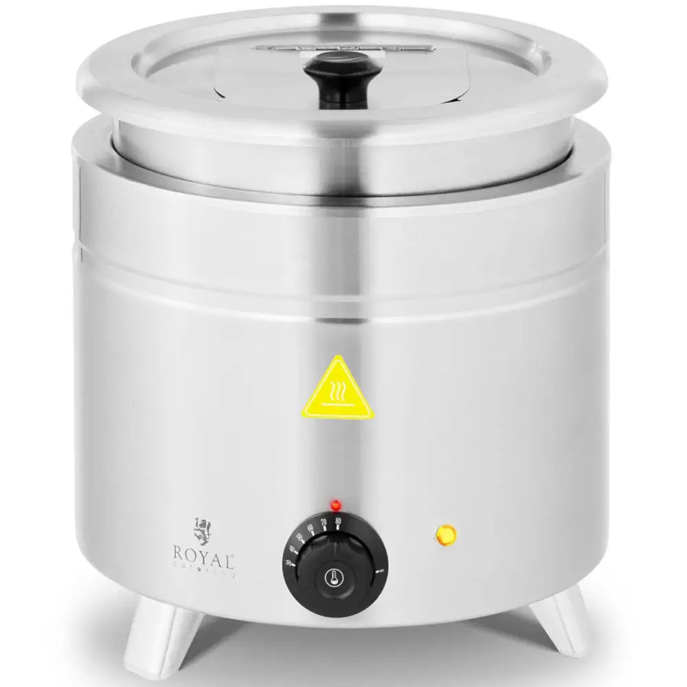 Elektrisk Termos Gryte for Suppe 11l 400w 30-80c Sølv