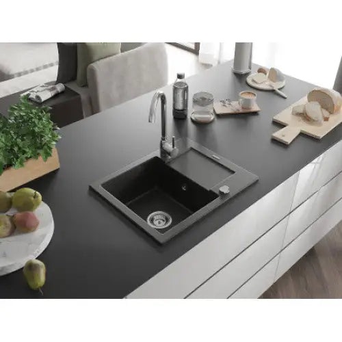 Enzo Kjøkkenvask 1 Kum 576x465 Mm Svart/gull - 6506571005-75