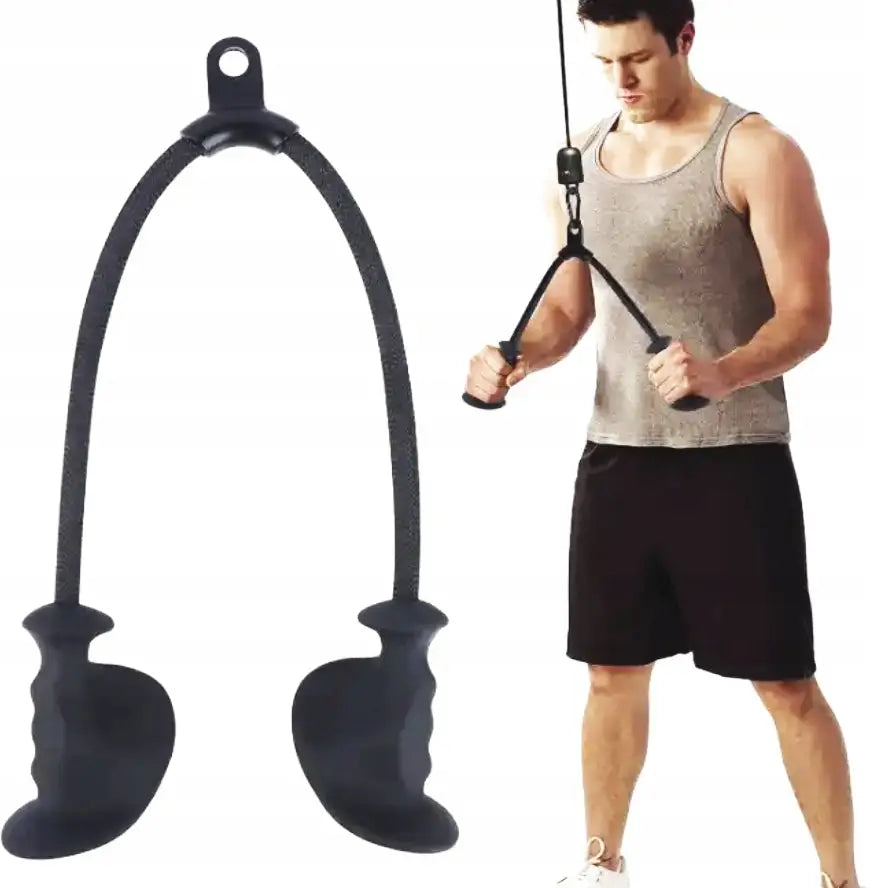 Ergonomisk Tau Håndtak Snor for Trekkmaskin øvelser Biceps Triceps