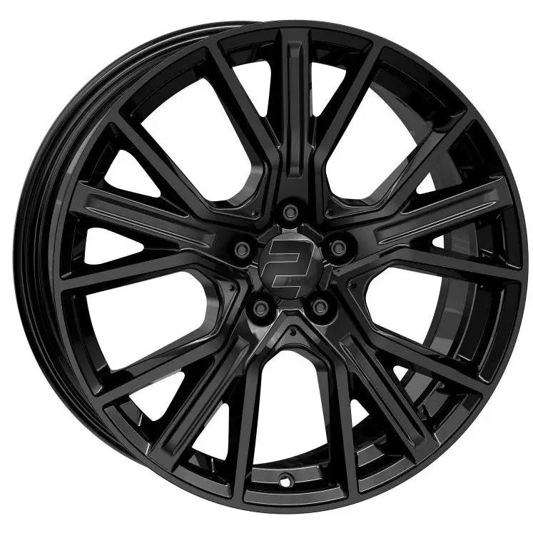 Felg 2drv Wh34 Sw + Schwarz Glanzend 7,5x17 5x112 Et35