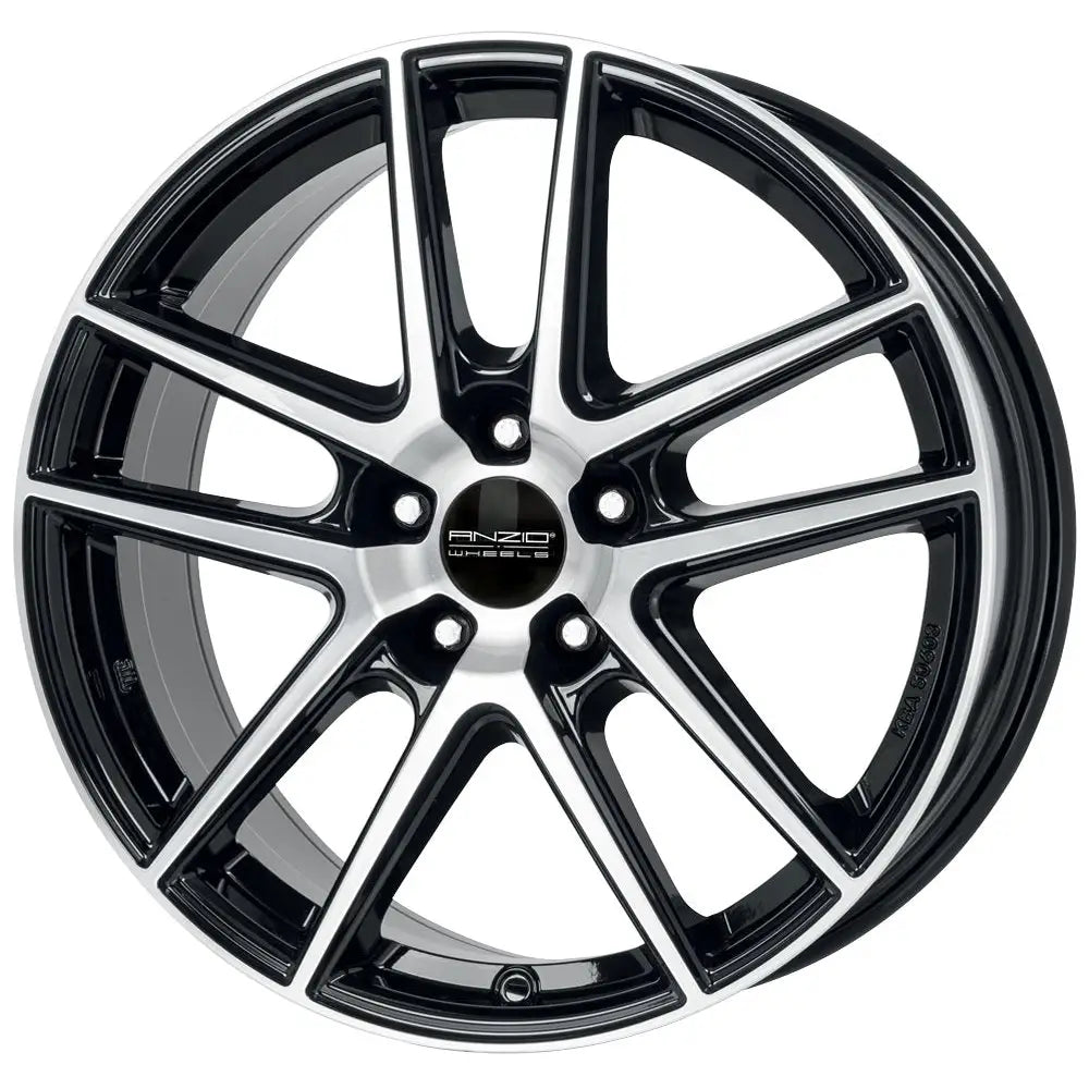Felg Anzio Split Diamentowy - Czarny Polerowany 6x15h2 5x112 Et43