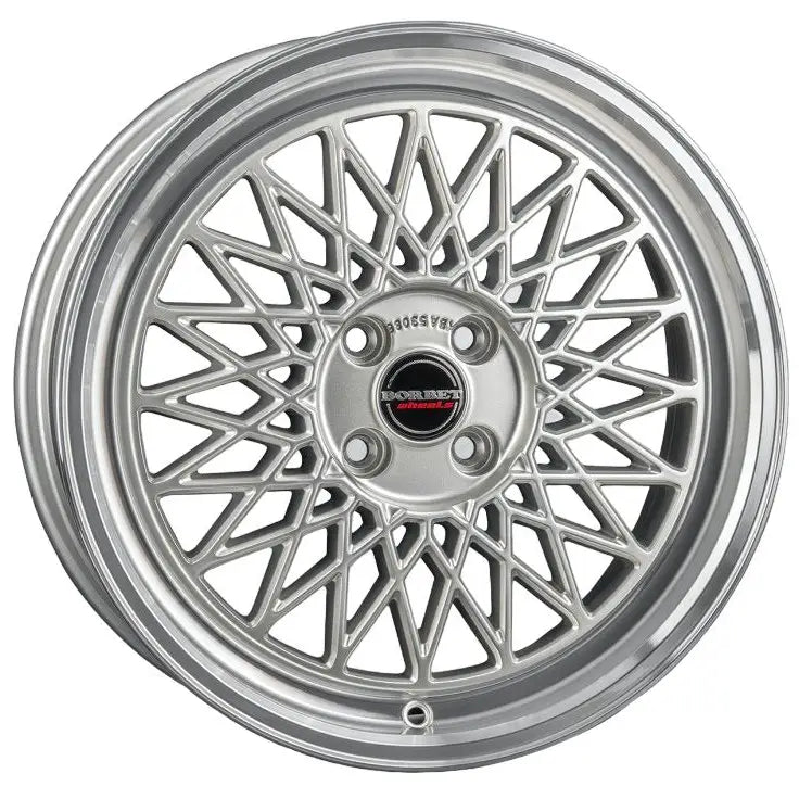 Felg Borbet b 4h Silver Rim Polished 7x17 4x100 Et38