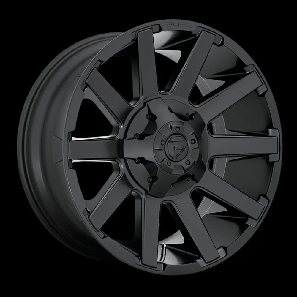 Felg D437 Contra Satin Black Fuel 20x9 Et19 6x139.7 / 6x135