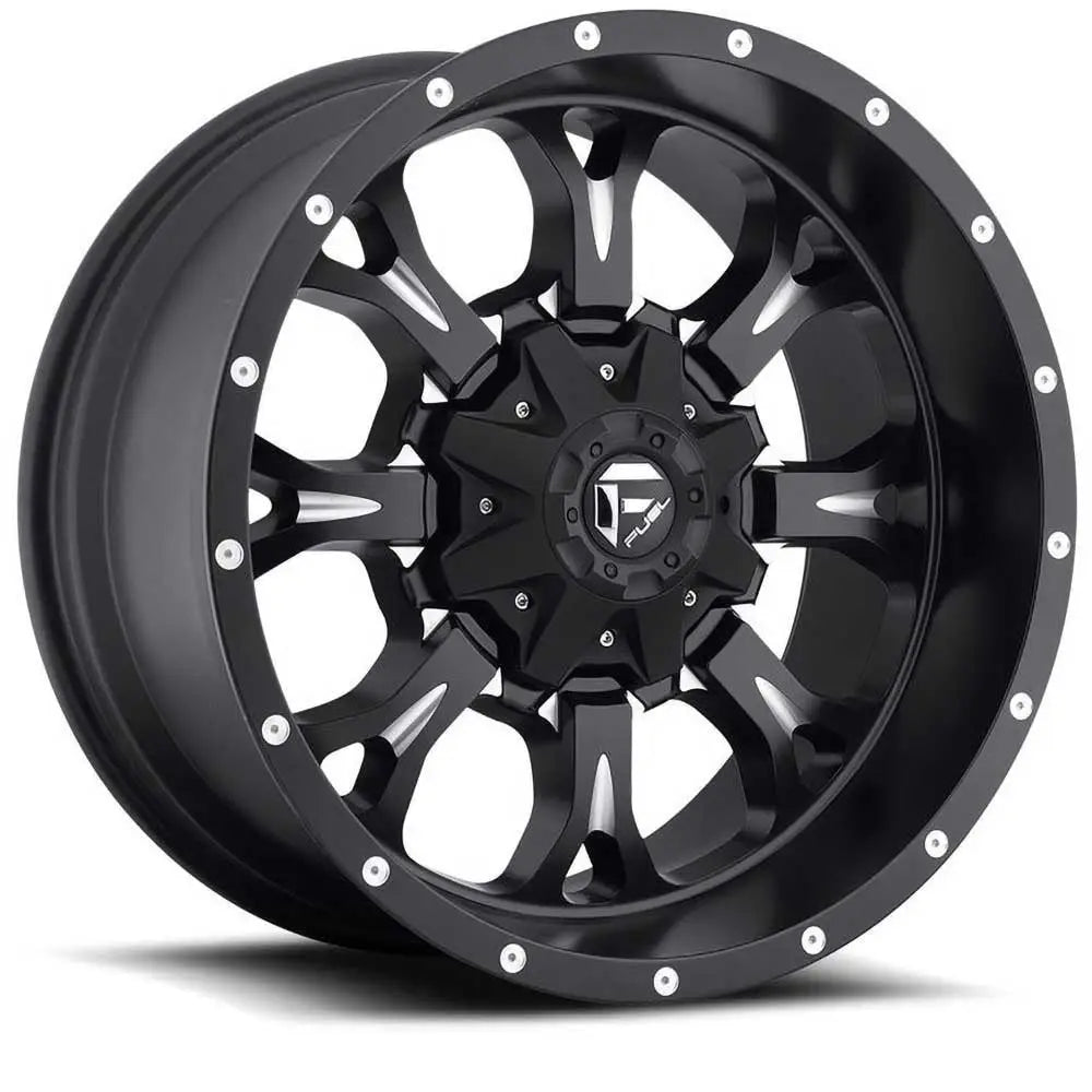 Felg D517 Krank Matte Black Milled Fuel 20x9 Et20 5x127 / 5x139.7