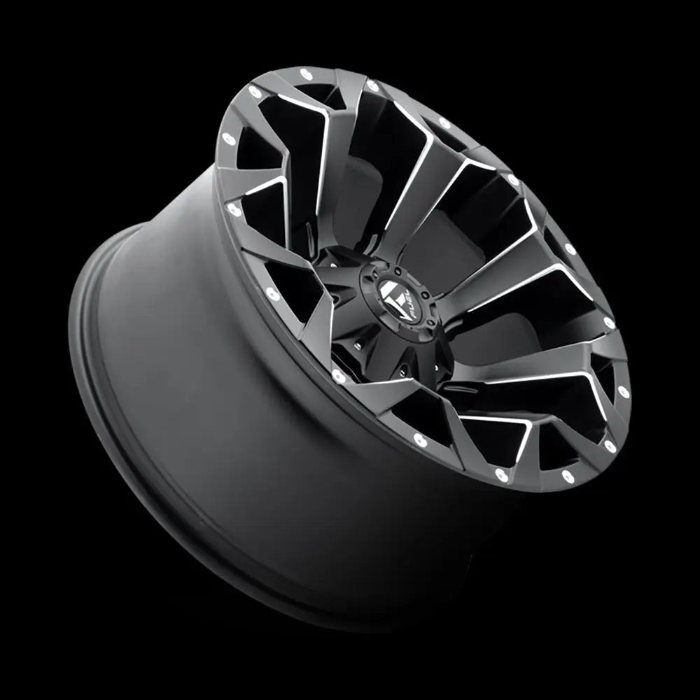 Felg D546 Assault Matte Black Milled Fuel 17x9 Et1 8x165.1