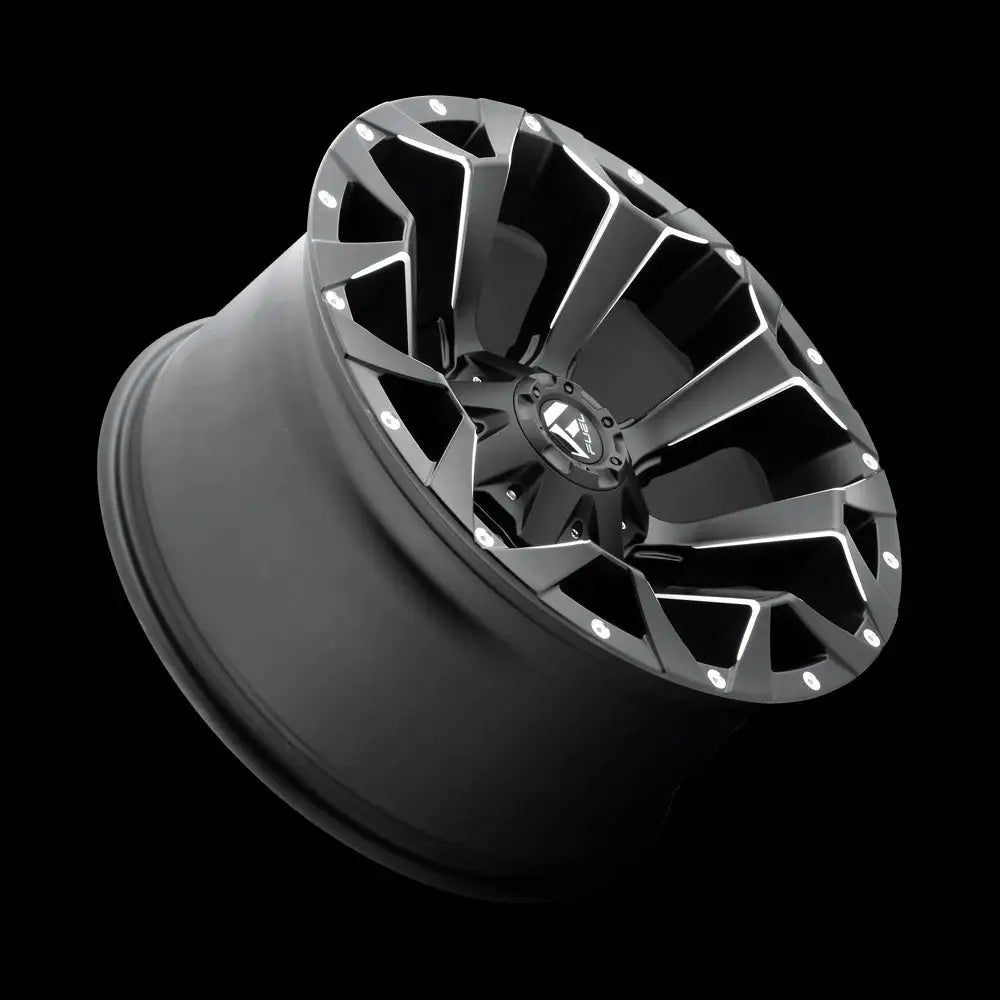 Felg D546 Assault Matte Black Milled Fuel 18x9 Et1 6x139.7 / 6x135
