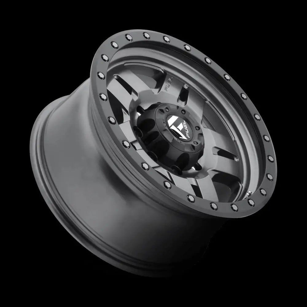 Felg D558 Anza Matte Gun Metal Black Bead Ring Fuel 15x8 Et-18 5x114.3