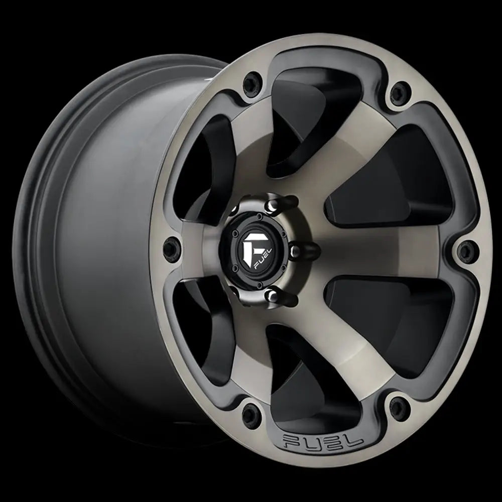 Felg D564 Beast Matte Black Double Dark Tint Fuel 18x9 Et-12 5x127