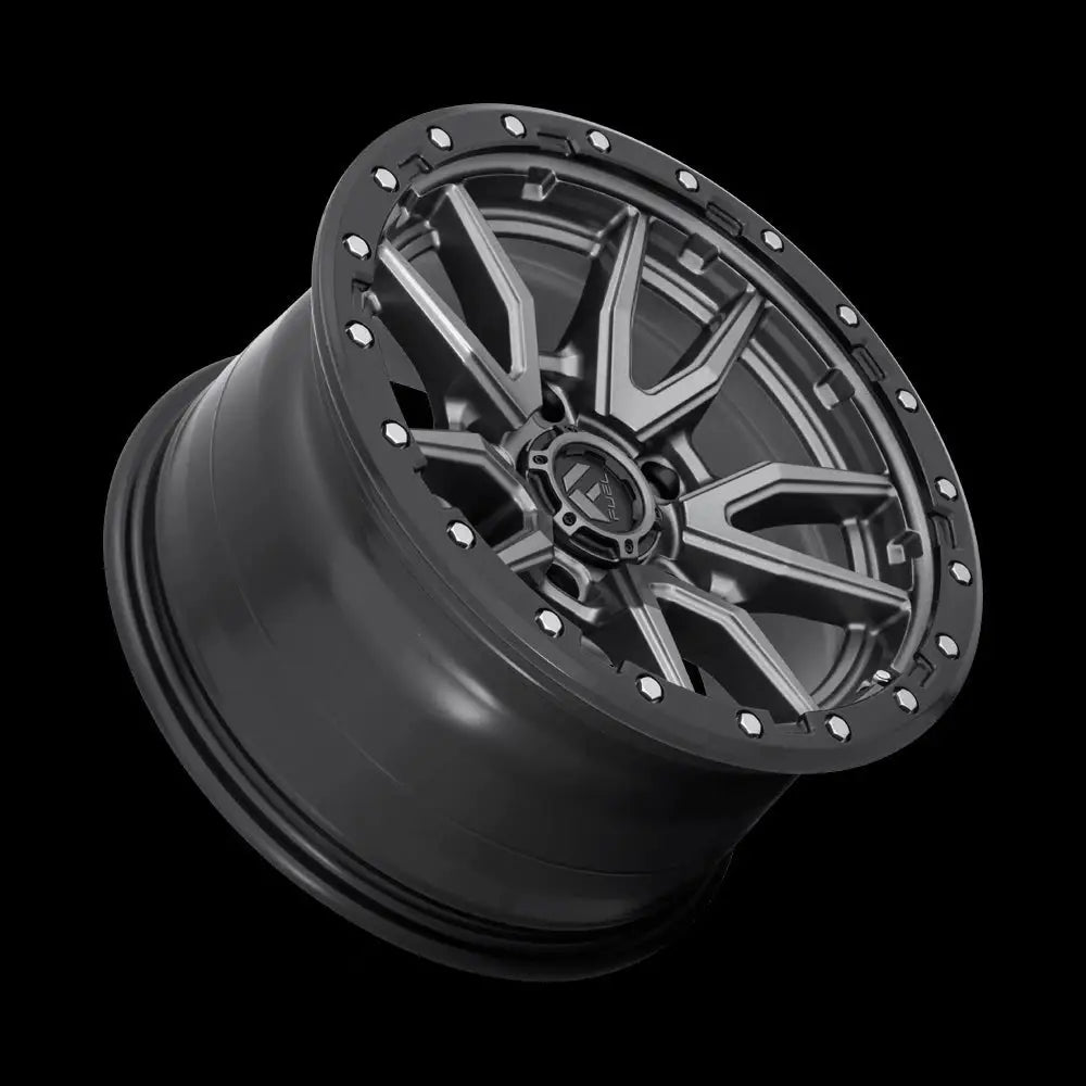 Felg D680 Rebel Matte Gun Metal Black Bead Ring Fuel 17x9 Et-12 5x127