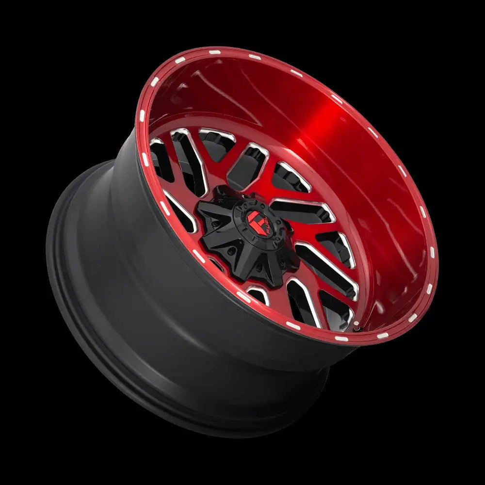 Felg D691 Triton Candy Red Milled Fuel 20x10 Et-18 5x127 / 5x114.3