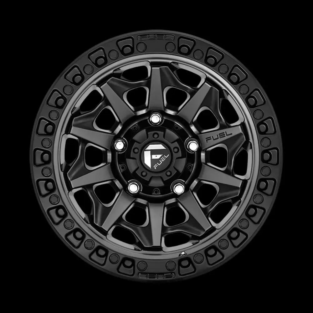 Felg D716 Covert Matte Gun Metal Black Bead Ring Fuel 17x9 Et-12 6x139.7