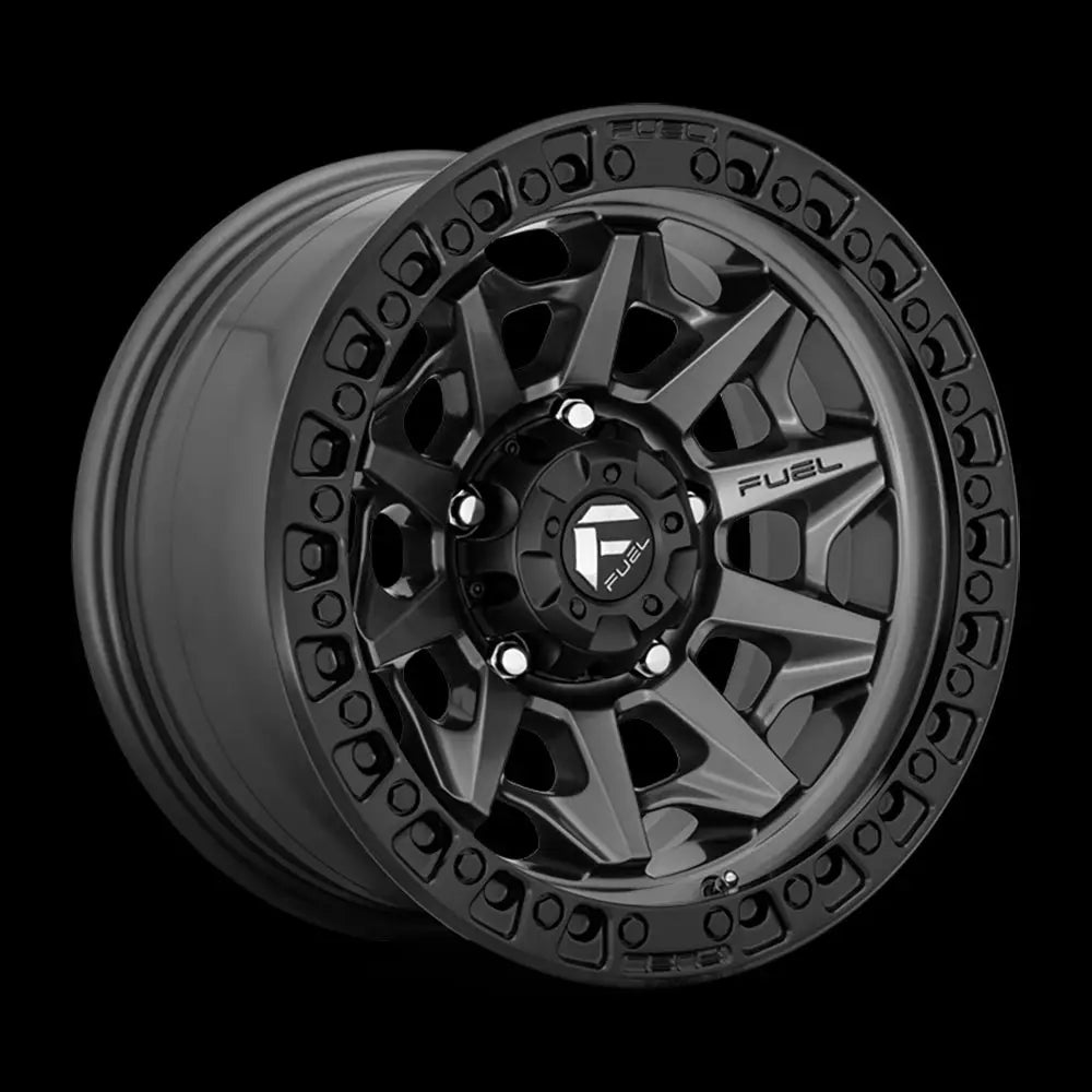 Felg D716 Covert Matte Gun Metal Black Bead Ring Fuel 17x9 Et-12 6x139.7